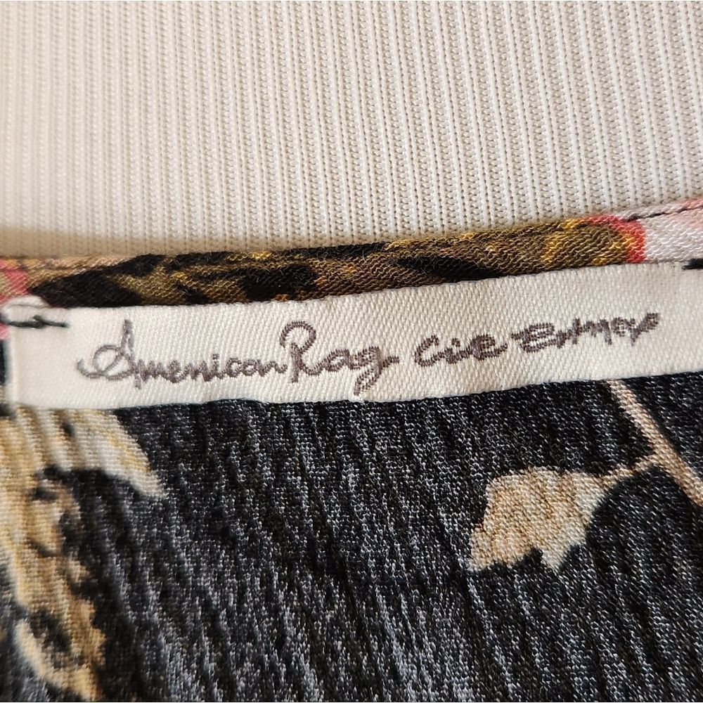 American Rag cie entry maxi front slit floral dress M / L - Picture 6 of 6